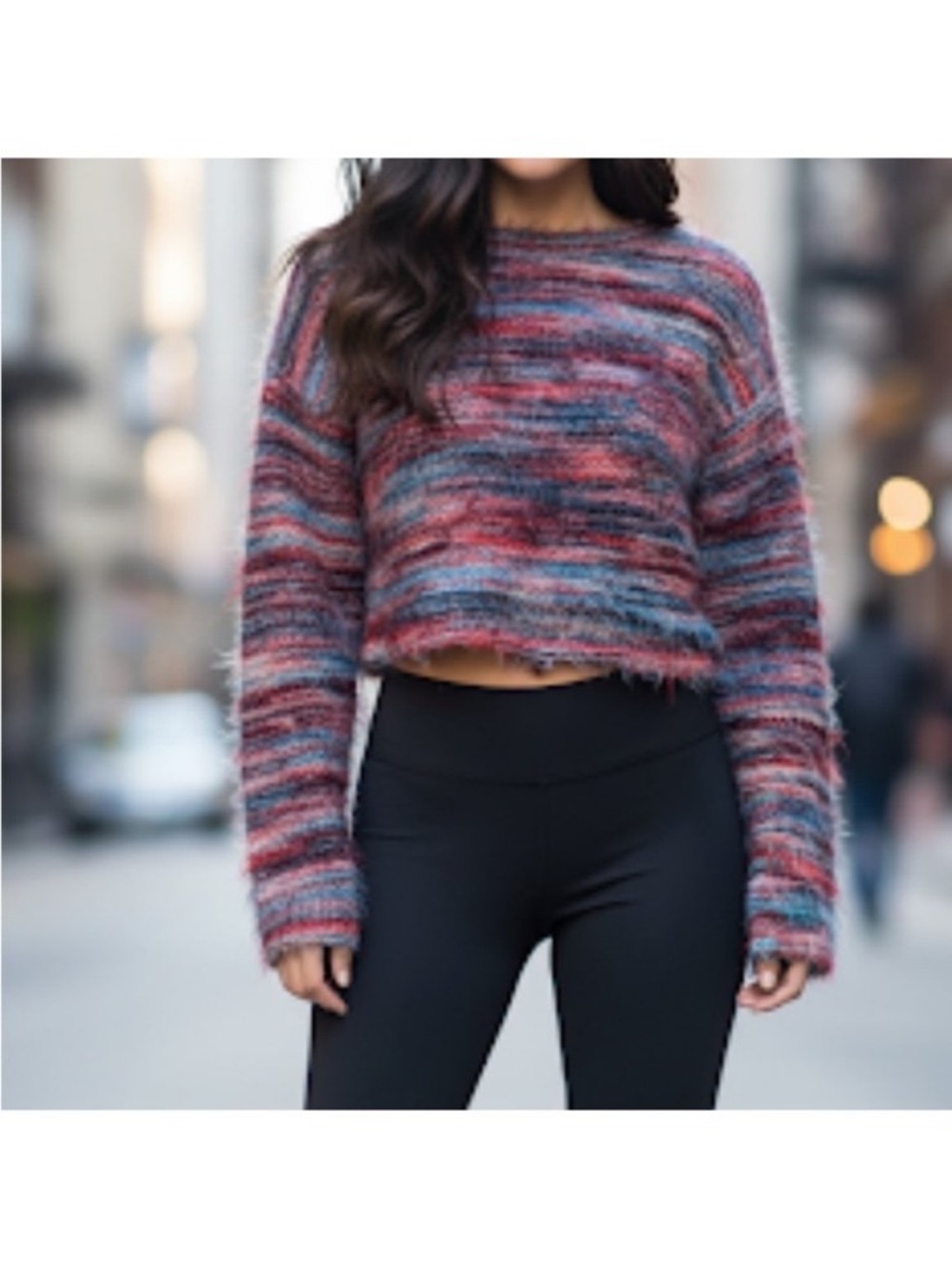 Wild Fable eyelash crop sweater